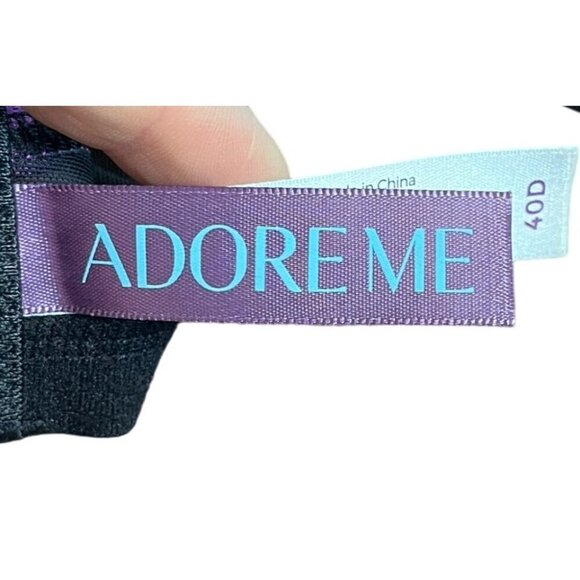 Adorn Me Bra Women 40D Pink Lace Floral Feminine Sexy Intimates Romantic Punk - Picture 2 of 13